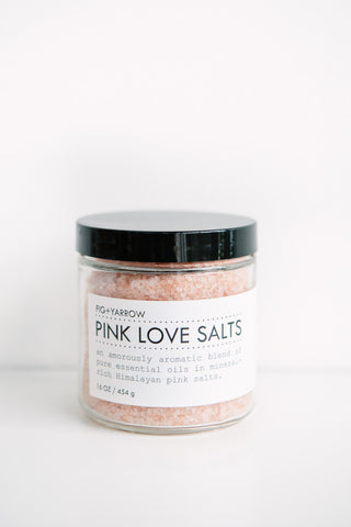 Fig + Yarrow Pink Love Bath Salts 