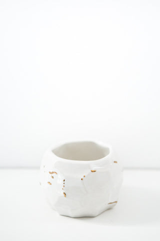 The Object Enthusiast Faceted Ceramic Vessel