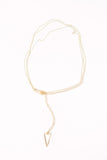 By Boe Wraparound Triangle Necklace