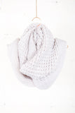 Thick Knit Ivory Infinity Scarf