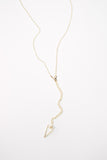 By Boe Wraparound Triangle Necklace