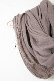 Frayed Infinity Scarf