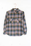 Alternative Apparel Flannel Yarn Dye Button Up Shirt 